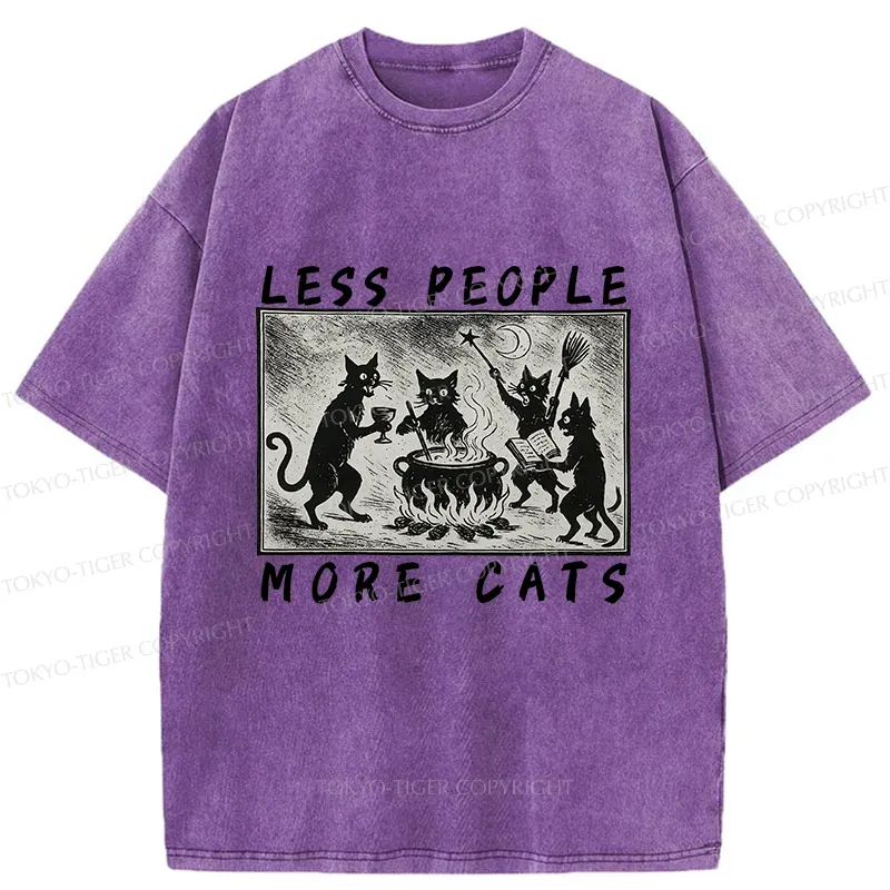 Tokyo-Tiger Cat Sacrifice Ceremony Washed T-Shirt