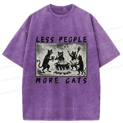 Tokyo-Tiger Cat Sacrifice Ceremony Washed T-Shirt