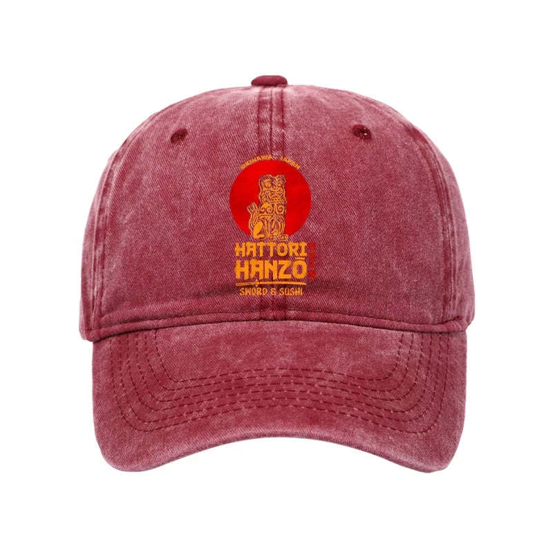Tokyo-Tiger Hattori Hanzo Katana Washed Cap