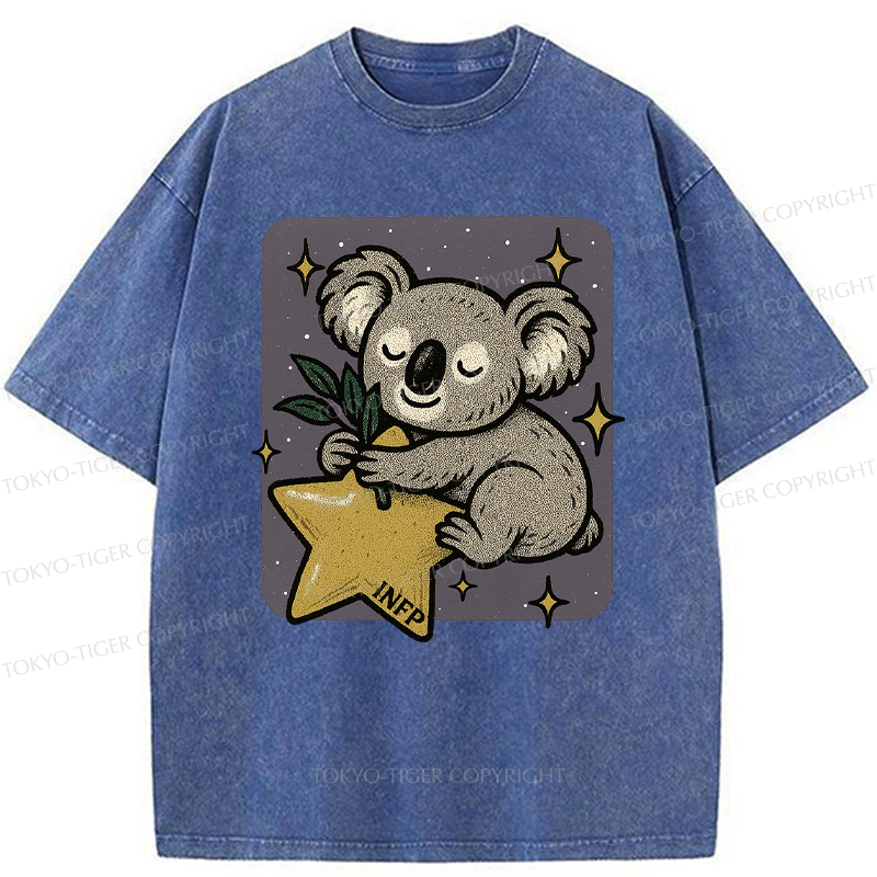 Tokyo-Tiger INFP Koala Washed T-Shirt