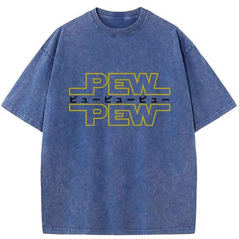 Tokyo-Tiger Pew Pew Japanese Washed T-Shirt