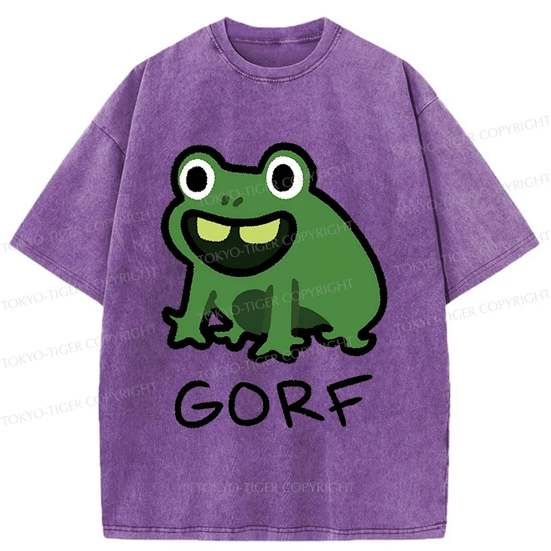Tokyo-Tiger GORF Funny Washed T-Shirt