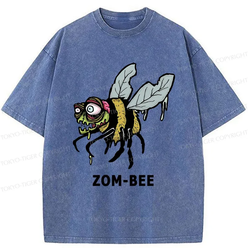Tokyo-Tiger Halloween Zom-Bee Washed T-Shirt