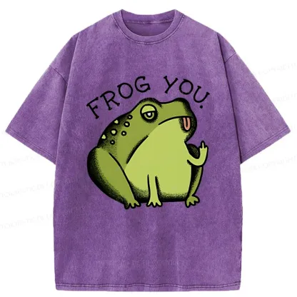 Tokyo-Tiger Frog Taunt You Washed T-Shirt