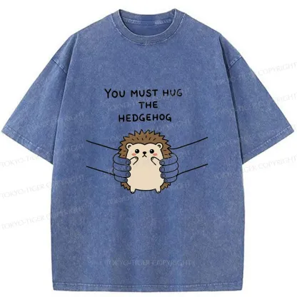 Tokyo-Tiger Accept Hedgehog Washed T-Shirt