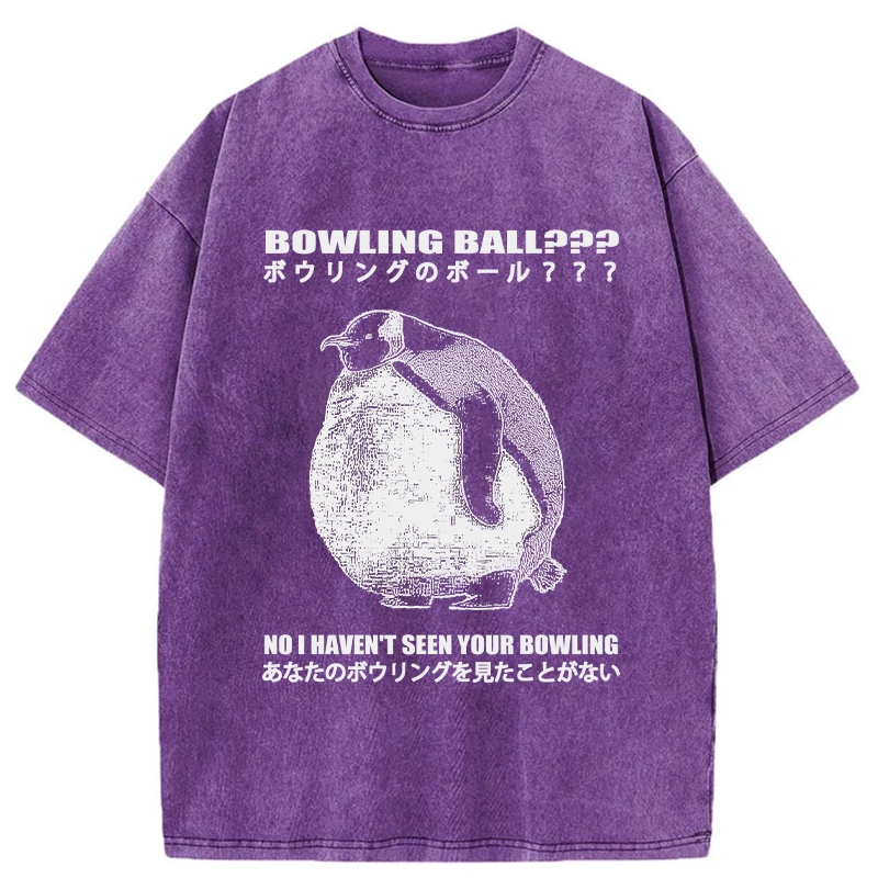 Tokyo-Tiger Where's My Bowling Ball Washed T-Shirt