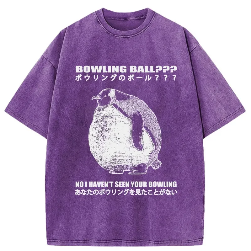 Tokyo-Tiger Where's My Bowling Ball Washed T-Shirt