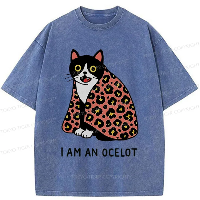 Tokyo-Tiger Ocelot Washed T-Shirt