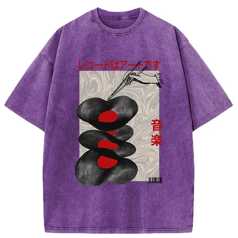 Tokyo-Tiger Vintage Japanese Music Washed T-Shirt