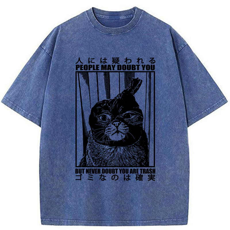 Tokyo-Tiger I'm Sure It's Trash Washed T-Shirt
