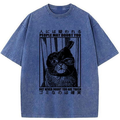 Tokyo-Tiger I'm Sure It's Trash Washed T-Shirt