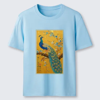 Tokyo-Tiger The Peacock's Silent Elegance Classic T-Shirt