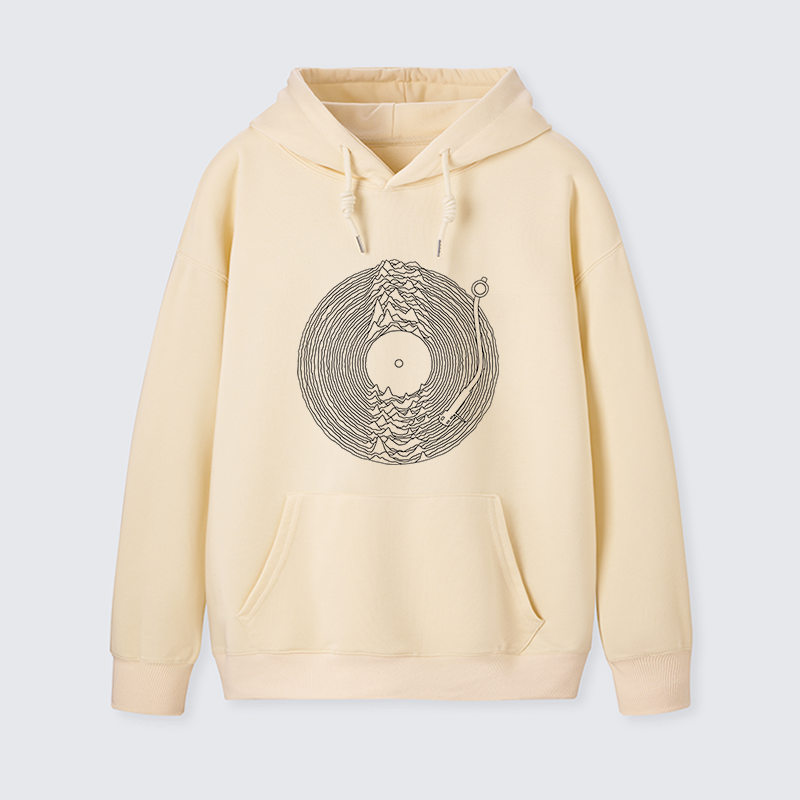 Tokyo-Tiger Record Player Japanese Classic Hoodie