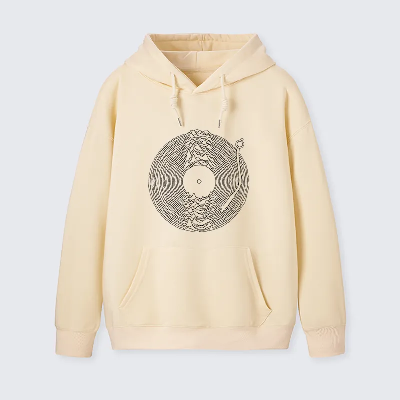 Tokyo-Tiger Record Player Japanese Classic Hoodie