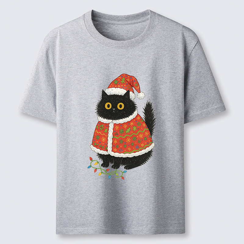 Tokyo-Tiger Cat Wearing Santa Hat Classic T-Shirt