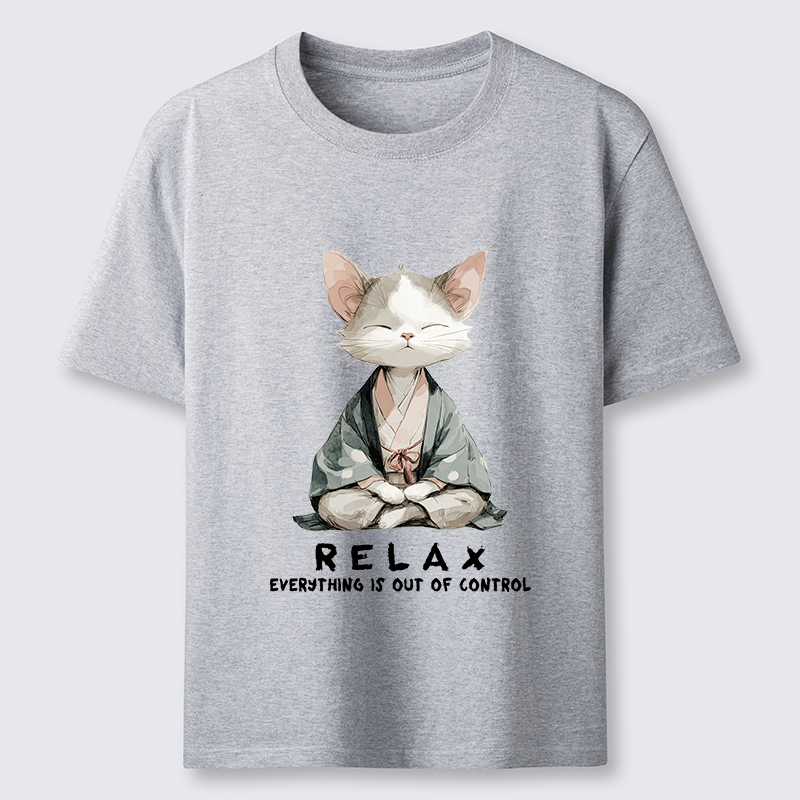 Tokyo-Tiger Zen Cat Relaxation，Everything's Out Of Control Classic T-Shirt