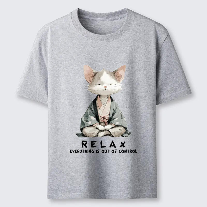 Tokyo-Tiger Zen Cat Relaxation，Everything's Out Of Control Classic T-Shirt