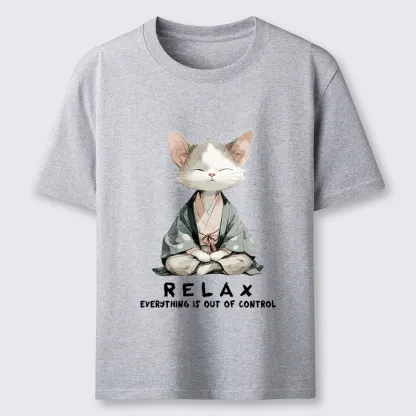 Tokyo-Tiger Zen Cat Relaxation，Everything's Out Of Control Classic T-Shirt
