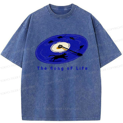 Tokyo-Tiger The Song Of Life Washed T-Shirt