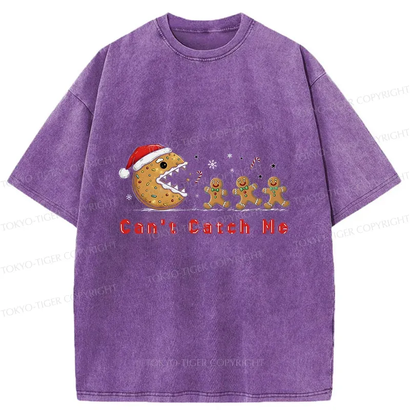 Tokyo-Tiger Eat The Gingerbread Man Washed T-Shirt