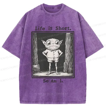 Tokyo-Tiger Short Life Of A Goblin Washed T-Shirt