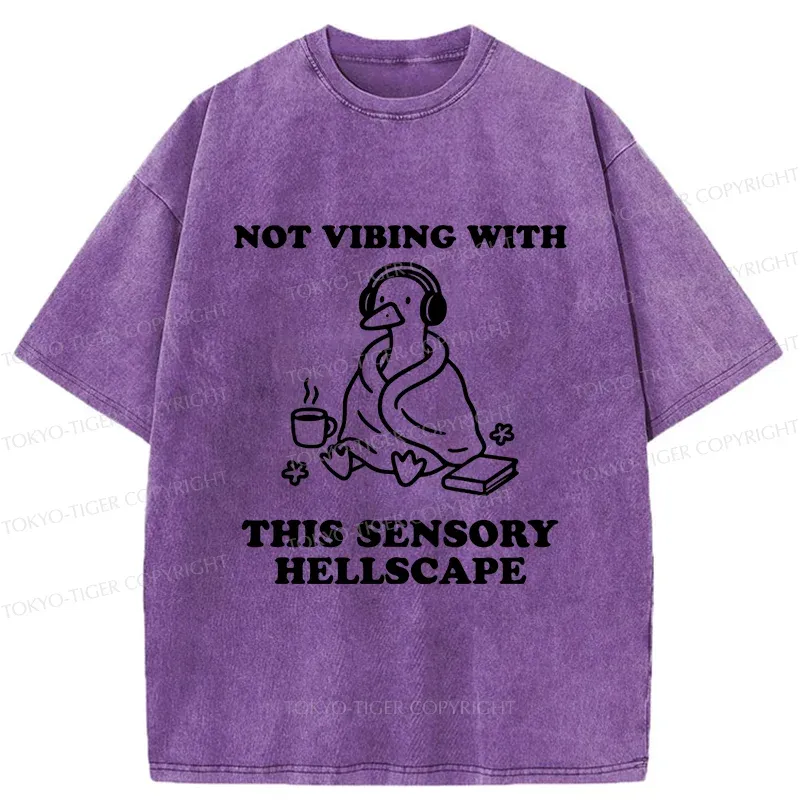 Tokyo-Tiger Goose Isolated From The Outside World Washed T-Shirt