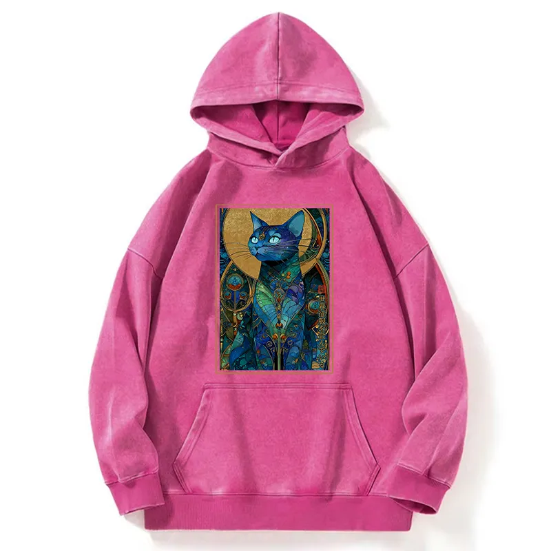Tokyo-Tiger The Cat’s Plan To Rule Them All Washed Hoodie