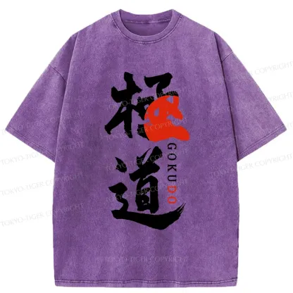 Tokyo-Tiger GOKUDO Kanji Washed T-Shirt