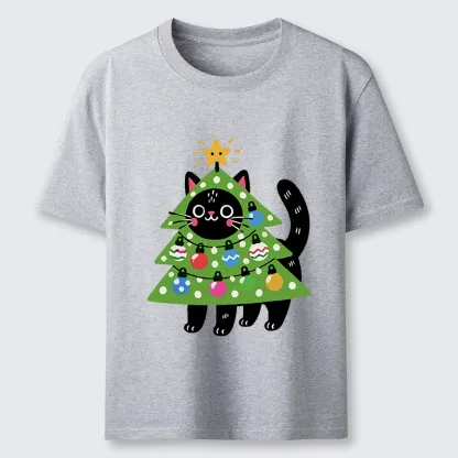 Tokyo-Tiger Christmas Tree Cat Classic T-Shirt