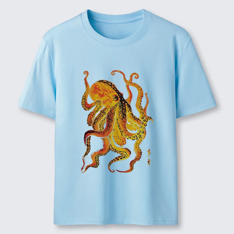 Tokyo-Tiger Deep Sea Gorgeous Octopus Classic T-Shirt