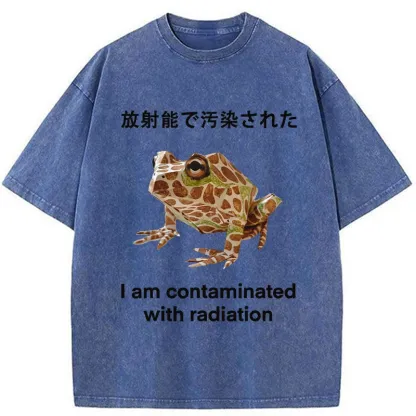 Tokyo-Tiger Frog Contaminated By Radiation Washed T-Shirt