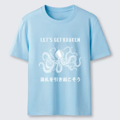 Tokyo-Tiger Funny Octopus：Let’s Get Kraken Classic T-Shirt