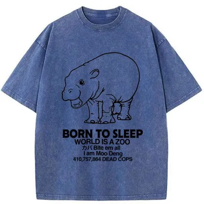 Tokyo-Tiger Born To Sleep Washed T-Shirt