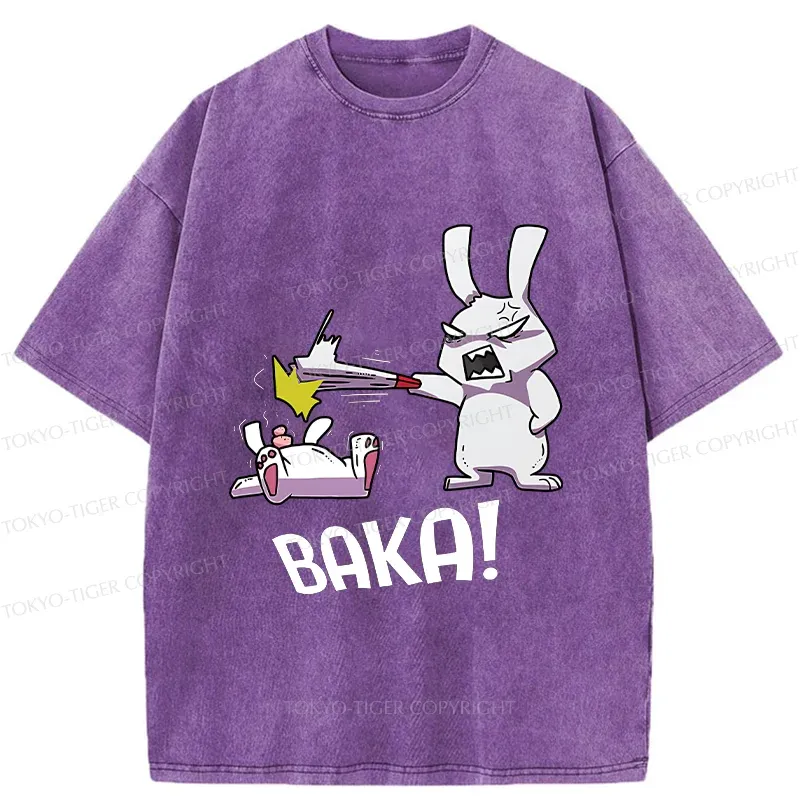 Tokyo-Tiger Stupid Rabbit Washed T-Shirt