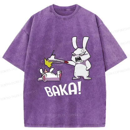 Tokyo-Tiger Stupid Rabbit Washed T-Shirt