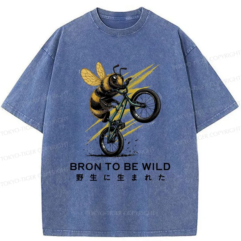 Tokyo-Tiger Wild Bee Washed T-Shirt