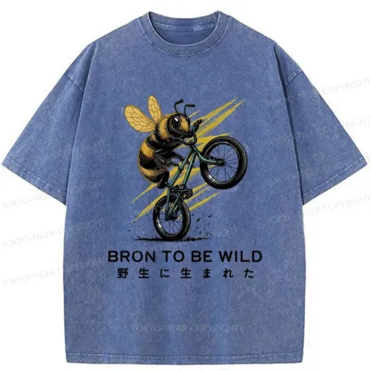 Tokyo-Tiger Wild Bee Washed T-Shirt