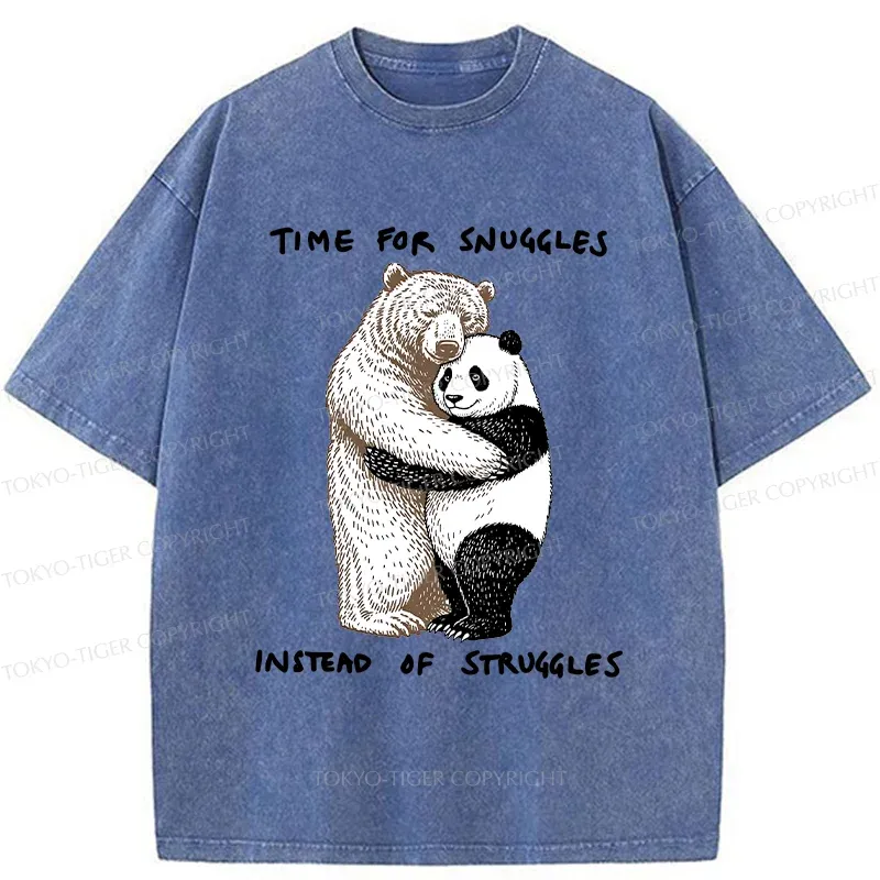 Tokyo-Tiger Hugging Bears Washed T-Shirt Sale