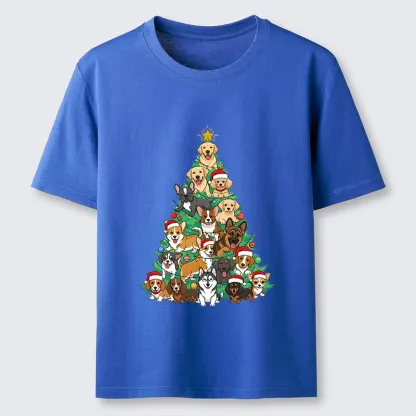 Tokyo-Tiger Christmas Tree Dog Funny Classic T-Shirt