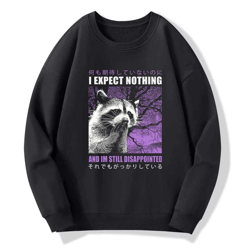 Tokyo-Tiger Disappointed Raccoon Japanese Sweatshirt