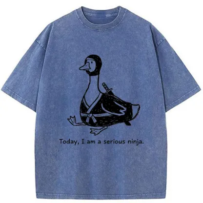 Tokyo-Tiger Ninja Goose Washed T-Shirt