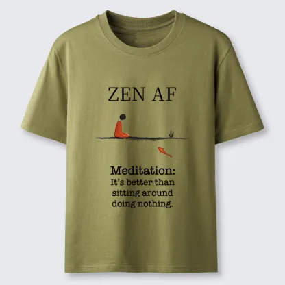 Tokyo-Tiger Zen Vibes Only: The Power of Meditation Classic T-Shirt
