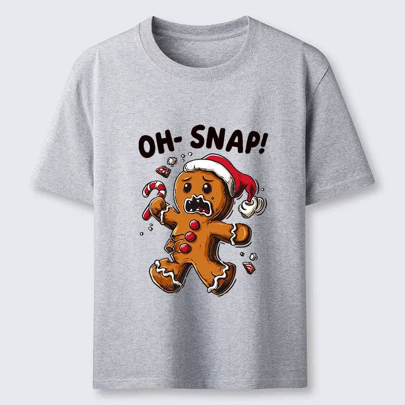 Tokyo-Tiger Oh Snap The Gingerbread Man's Christmas Chaos Classic T-Shirt