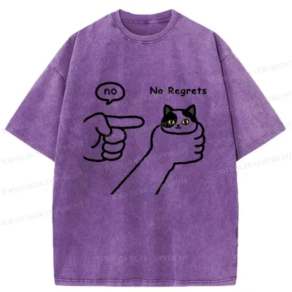Tokyo-Tiger Criticized Cat Washed T-Shirt