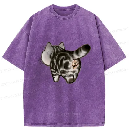 Tokyo-Tiger Cat's Back Washed T-Shirt