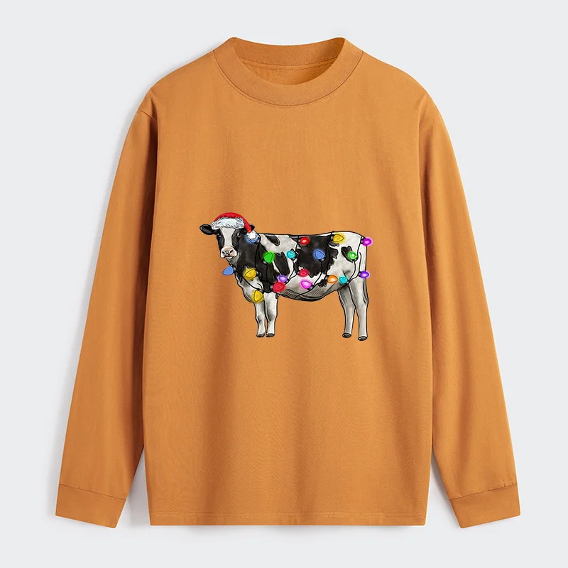 Tokyo-Tiger Christmas Cow Classic Long Sleeve T-Shirt