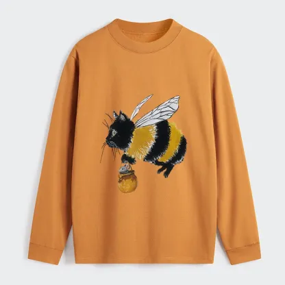 Tokyo-Tiger Catbee Funny Classic Long Sleeve T-Shirt