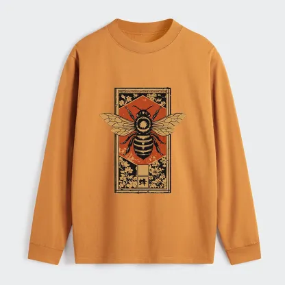 Tokyo-Tiger Japanese Bee Art Classic Long Sleeve T-Shirt