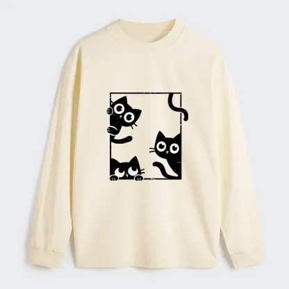 Tokyo-Tiger Looking At Your Cats Classic Long Sleeve T-Shirt