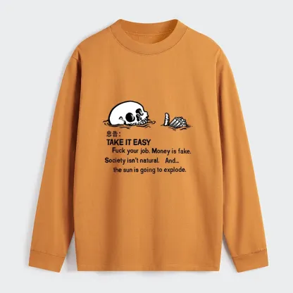 Tokyo-Tiger Skeleton Ridicule Classic Long Sleeve T-Shirt